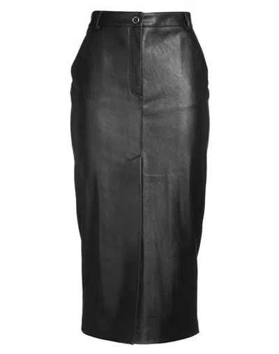Pinko Woman Midi Skirt Black Size 10 Polyester, Polyurethane