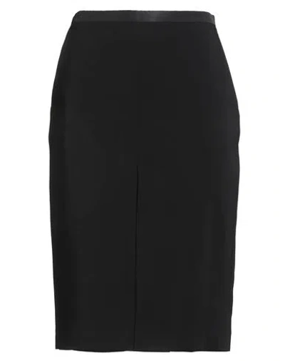 Pinko Woman Midi Skirt Black Size 10 Viscose, Elastane, Polyester