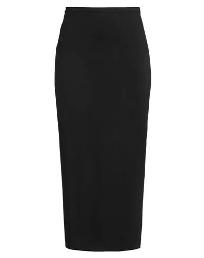 Pinko Woman Midi Skirt Black Size 10 Viscose, Nylon, Elastane