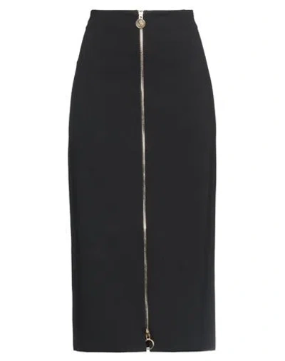 Pinko Woman Midi Skirt Black Size 10 Viscose, Polyamide, Elastane