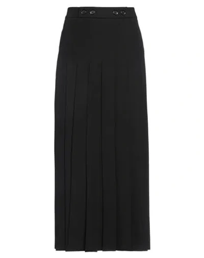 Pinko Woman Midi Skirt Black Size 2 Polyester, Viscose, Elastane