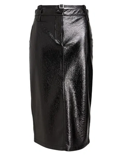 Pinko Woman Midi Skirt Black Size 4 Polyester