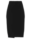Pinko Woman Midi Skirt Black Size 4 Viscose, Polyamide, Elastane In Black