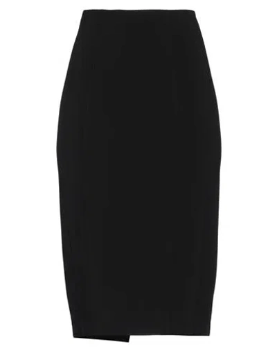 Pinko Woman Midi Skirt Black Size 4 Viscose, Polyamide, Elastane