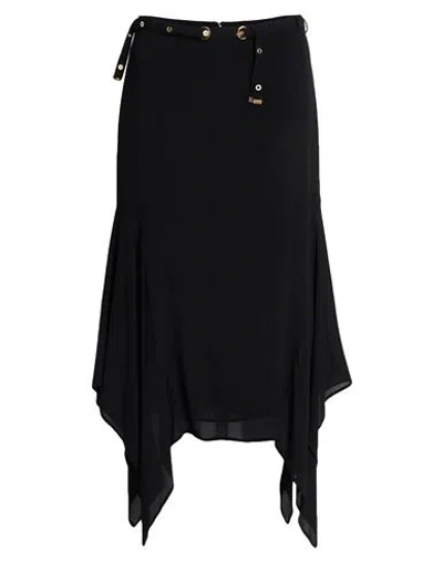 Pinko Woman Midi Skirt Black Size 6 Viscose