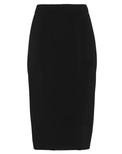 Pinko Woman Midi Skirt Black Size 8 Polyamide, Viscose, Elastane In Black