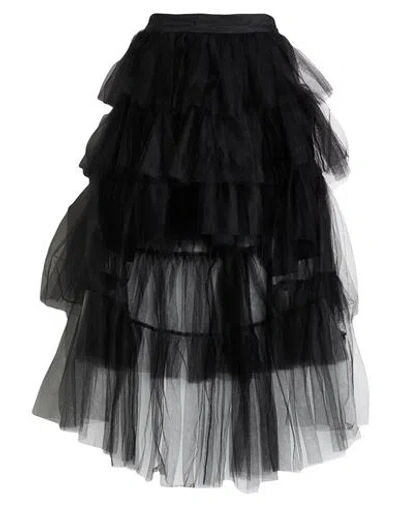 Pinko Woman Midi Skirt Black Size 8 Polyester