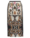 Pinko Woman Midi Skirt Black Size 8 Viscose, Nylon, Elastane In Black