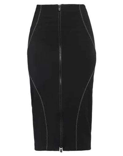 Pinko Woman Midi Skirt Black Size 6 Viscose, Polyamide, Elastane