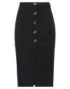 Pinko Woman Midi Skirt Black Size 4 Viscose, Polyamide, Elastane In Black