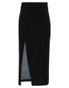 Pinko Woman Midi Skirt Black Size M Viscose, Elastane In Black