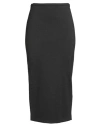 Pinko Woman Midi Skirt Charcoal Size 10 Viscose, Nylon, Elastane In Gray