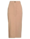 Pinko Woman Midi Skirt Sand Size 4 Polyester, Viscose, Elastane