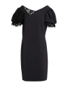 Pinko Woman Mini Dress Black Size 10 Polyester, Elastane