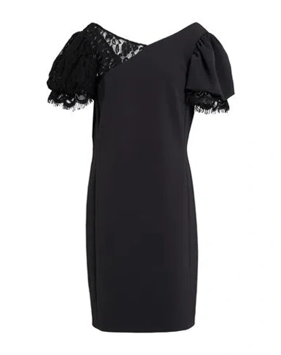 Pinko Woman Mini Dress Black Size 10 Polyester, Elastane