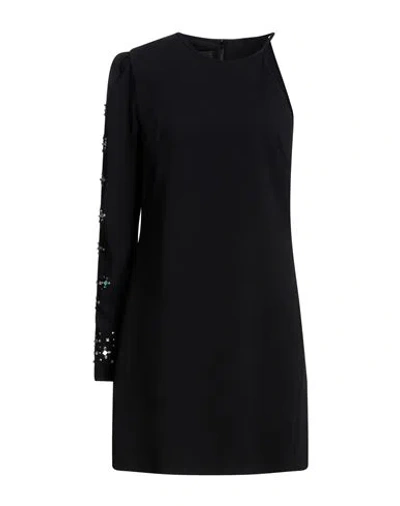 Pinko Woman Mini Dress Black Size 10 Polyester, Elastane