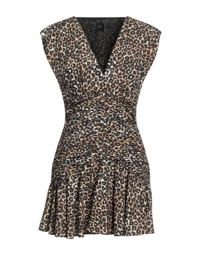 Pinko Short Dresses In Black
