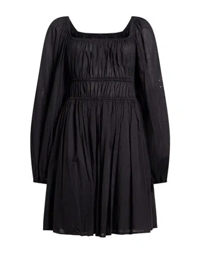 Pinko Woman Mini Dress Black Size 2 Cotton, Polyester In Multi