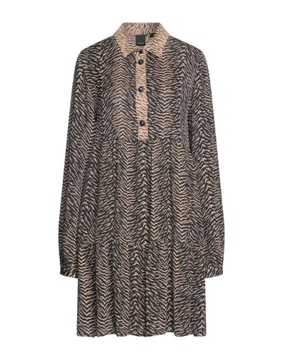 Pinko Short Dresses In Black