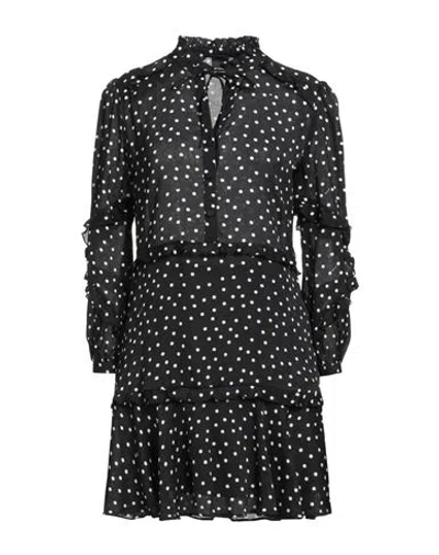 Pinko Woman Mini Dress Black Size 4 Polyester
