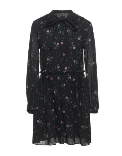 Pinko Short Dresses In Black