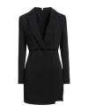 Pinko Woman Mini Dress Black Size 4 Polyester, Elastane