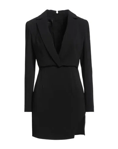 Pinko Woman Mini Dress Black Size 4 Polyester, Elastane