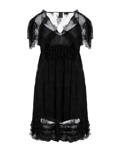 Pinko Woman Mini Dress Black Size 4 Viscose