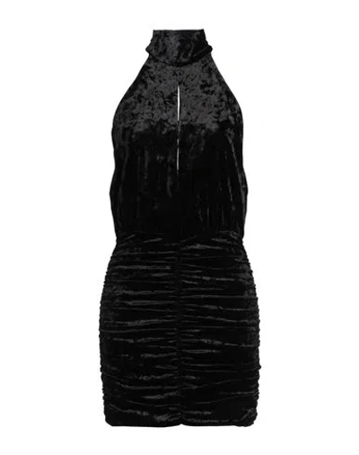Pinko Woman Mini Dress Black Size 6 Polyester, Elastane
