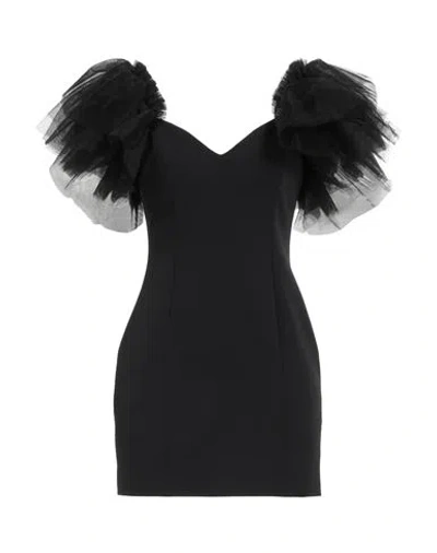 Pinko Woman Mini Dress Black Size 8 Polyester, Elastane, Polyamide