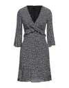 Pinko Short Dresses In Black