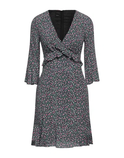 Pinko Short Dresses In Black