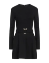 Pinko Woman Mini Dress Black Size 6 Viscose, Polyamide, Elastane