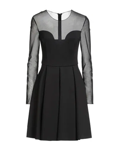Pinko Woman Mini Dress Black Size 8 Nylon, Elastane
