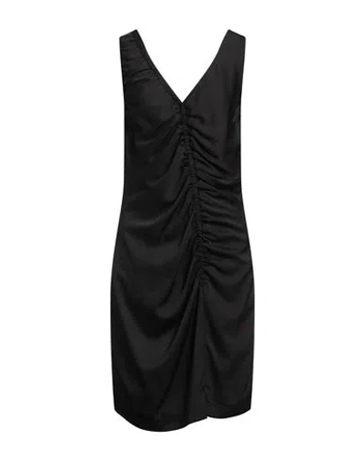 Pinko Woman Mini Dress Black Size 8 Polyester In Black