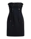 Pinko Woman Mini Dress Black Size 8 Polyester, Elastane In Black