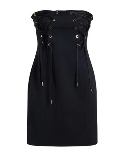 Pinko Woman Mini Dress Black Size 8 Polyester, Elastane