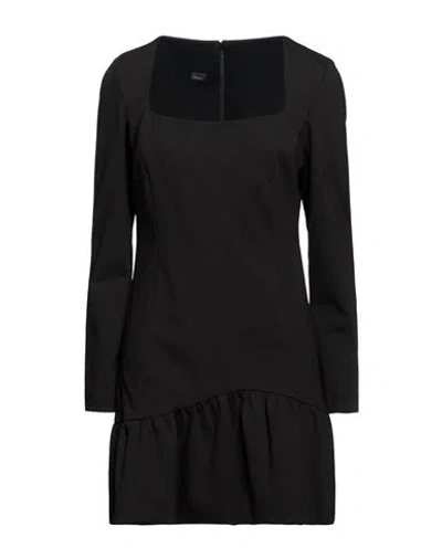 Pinko Woman Mini Dress Black Size 8 Viscose, Nylon, Elastane