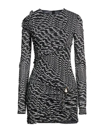 Pinko Woman Mini Dress Black Size M Polyamide, Elastane