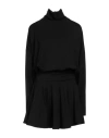 Pinko Woman Mini Dress Black Size Xxs Viscose, Elastane