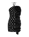 Pinko Woman Mini Dress Black Size S Viscose, Elastane, Polyester In Black