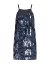 Pinko Woman Mini Dress Blue Size 10 Polyester In Blue