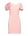 Pinko Woman Mini Dress Blush Size 4 Polyester, Elastane In Pink