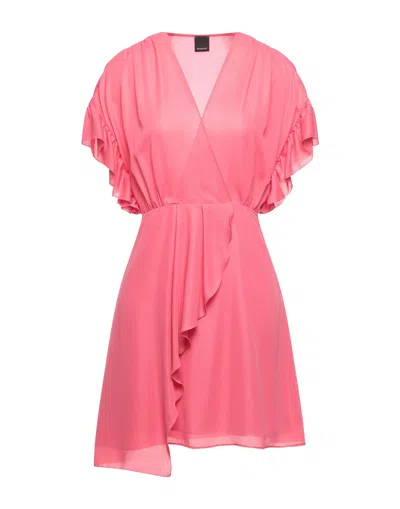 Pinko Short Dresses In Red