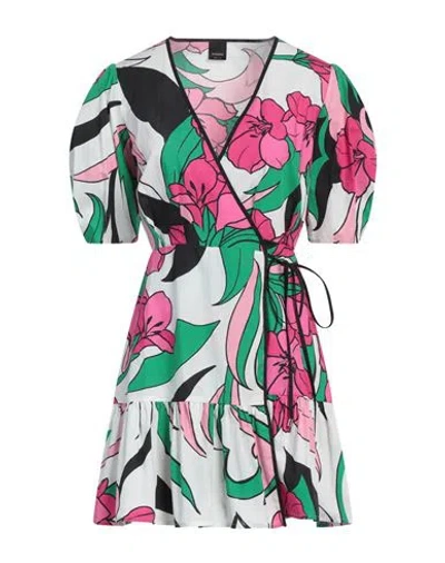 Pinko Woman Mini Dress Fuchsia Size 10 Cotton