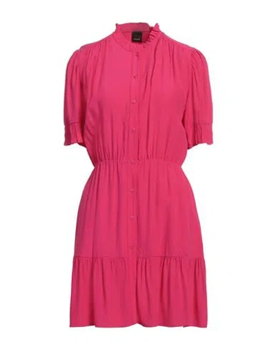 Pinko Woman Mini Dress Fuchsia Size 10 Viscose