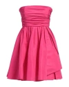 Pinko Woman Mini Dress Fuchsia Size 6 Polyester In Pink
