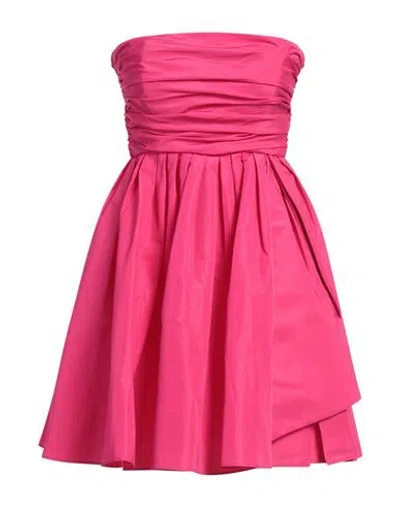 Pinko Woman Mini Dress Fuchsia Size 6 Polyester