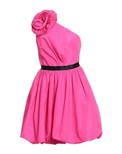 Pinko Woman Mini Dress Fuchsia Size 8 Polyester
