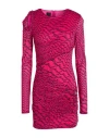 Pinko Logo-print Mini Dress In Pink